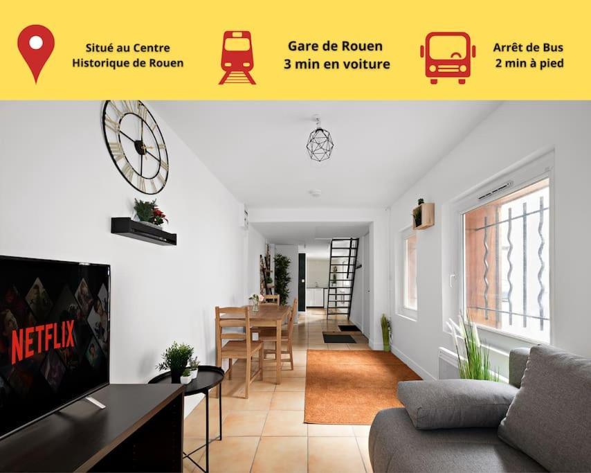 Amboise//Cosy-Centreville Rouen//Netfilx-Wifi//6Pers Экстерьер фото